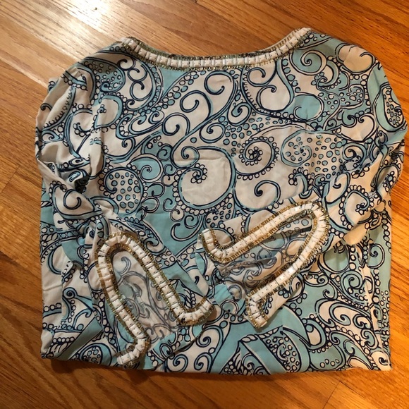 EUC Lilly Pulitzer Sarah tunic dress Spa Blue Shape Up or Ship Out size Small - Picture 3 of 3